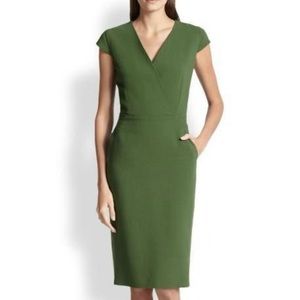 Max Mara - Virgin Wool Dress V Neck